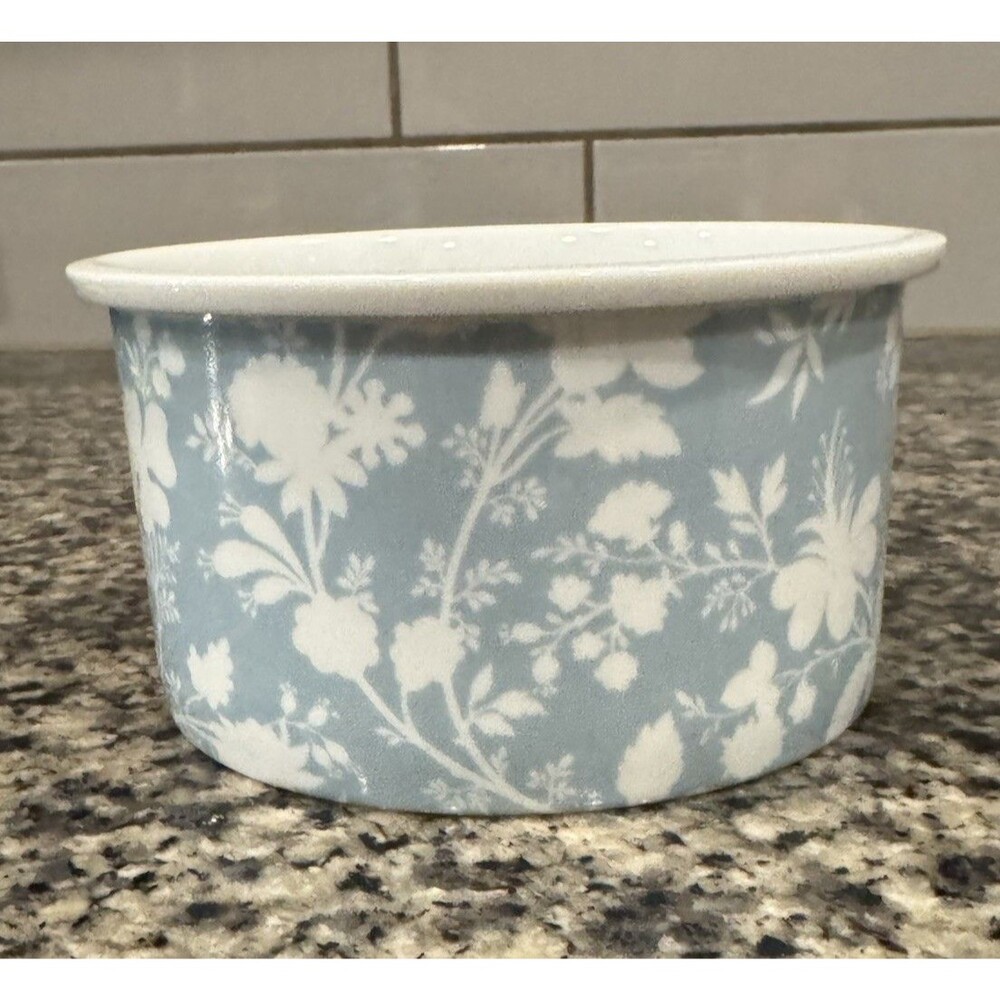 Threshold Light Blue & White Floral Porcelain Soup/Cereal Bowl